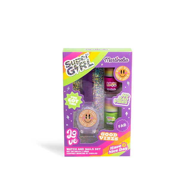 Martinelia Super Girl Watch and Nail Set