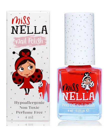 Miss Nella Peel-Off Nail Polish Strawberry-N-Cream