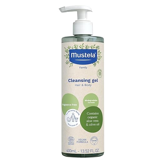 Mustela Gb Organic Certified Cleansing Gel 400 ml Mustela Yallatoys