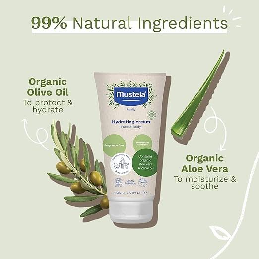 Mustela Gb Organic Certified Hydrating Cream 150ml Mustela Yallatoys
