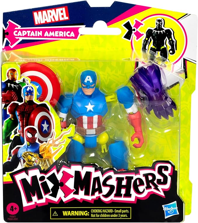 MixMashers Marvel Avengers Captain America Figure 12cm