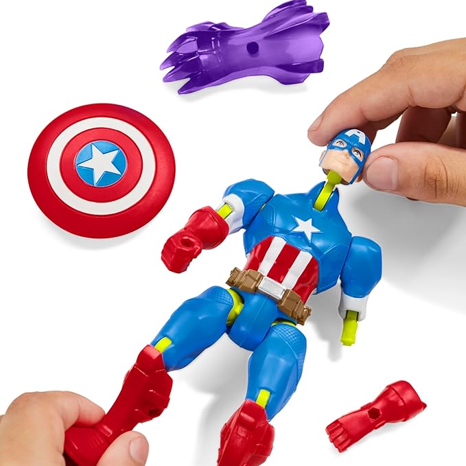 MixMashers Marvel Avengers Captain America Figure 12cm