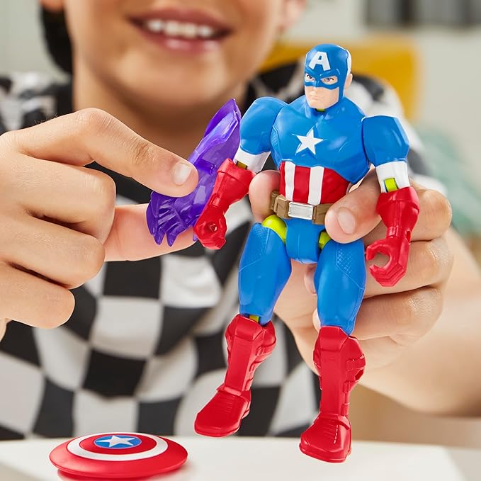 MixMashers Marvel Avengers Captain America Figure 12cm