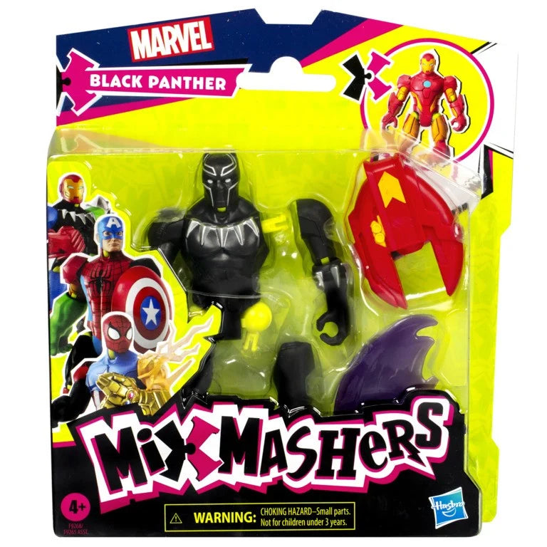 MixMashers Marvel Avengers Black Panther Action Figure 12cm