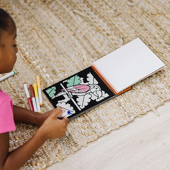 Magic Velvet flocked coloring pages