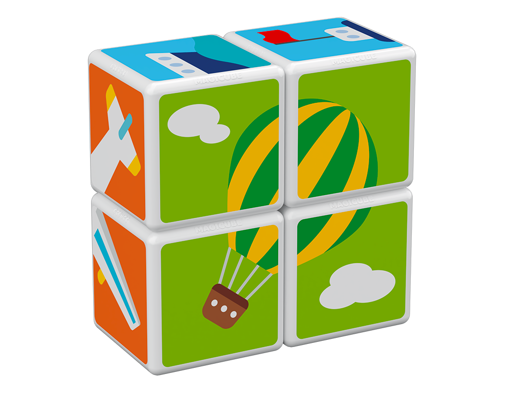 Magicube Vehicle Building Cards Set