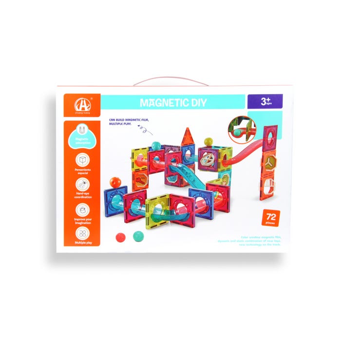 Magnetic Construction Set 72 Pcs