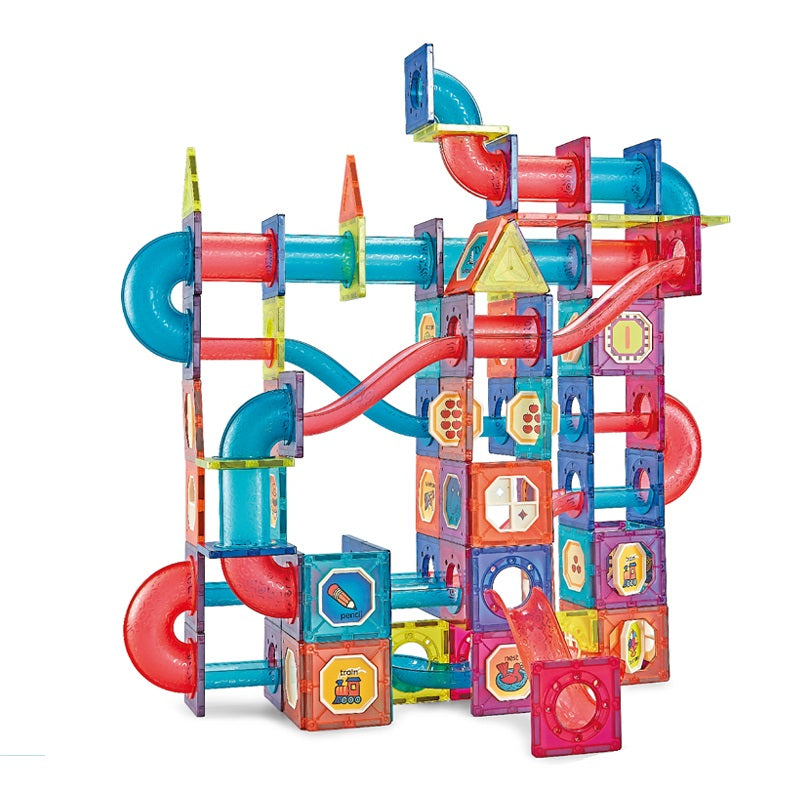Magnetic DIY Rolling Ball Blocks