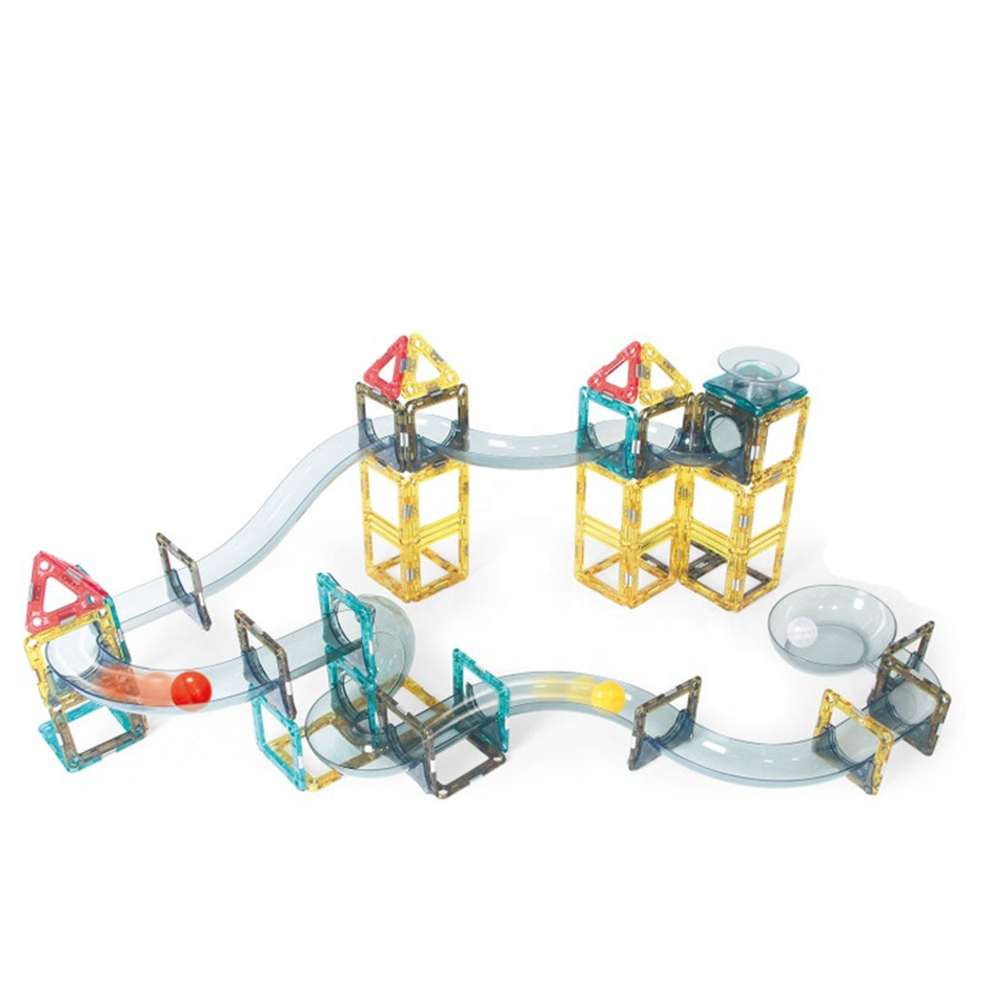 Magnetic Marble Run 74 Piece Set