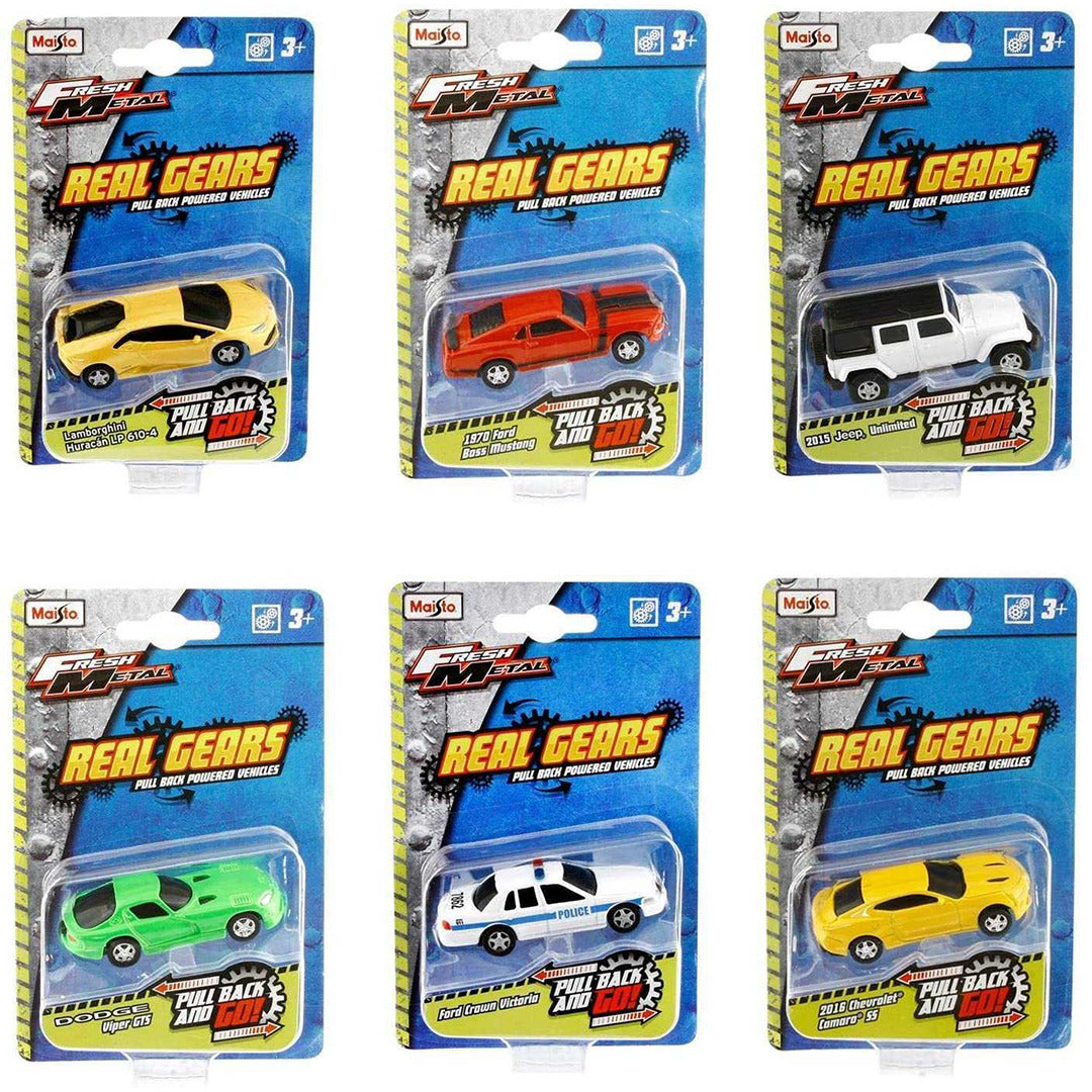 Maisto Pullback Car set