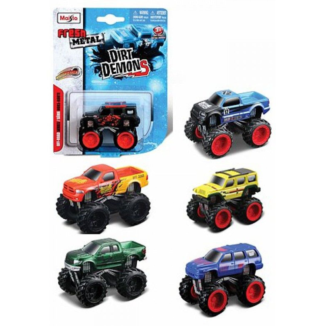 Maisto dirt demons cars