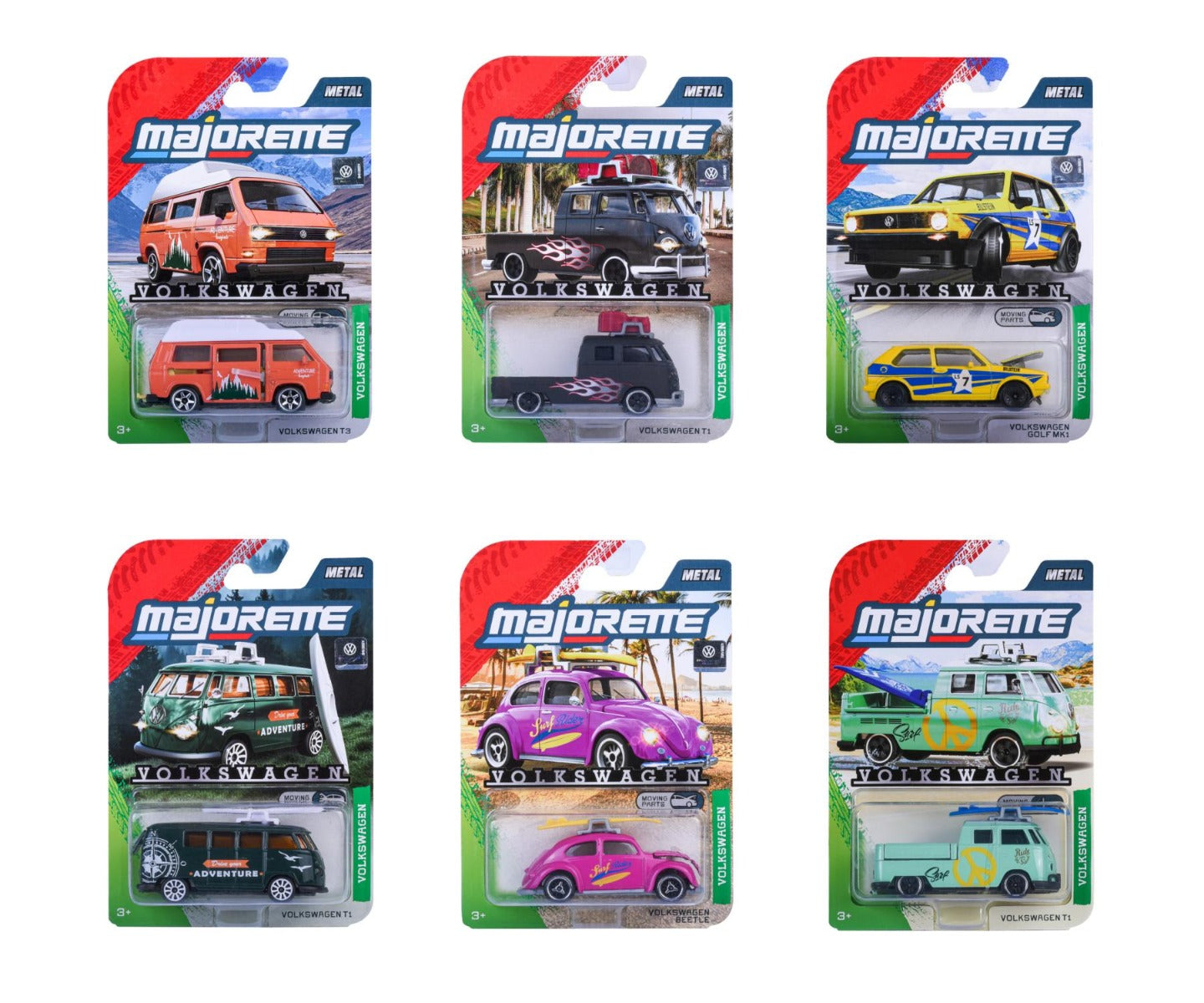 Majorette 6 Volkswagen Premium toy