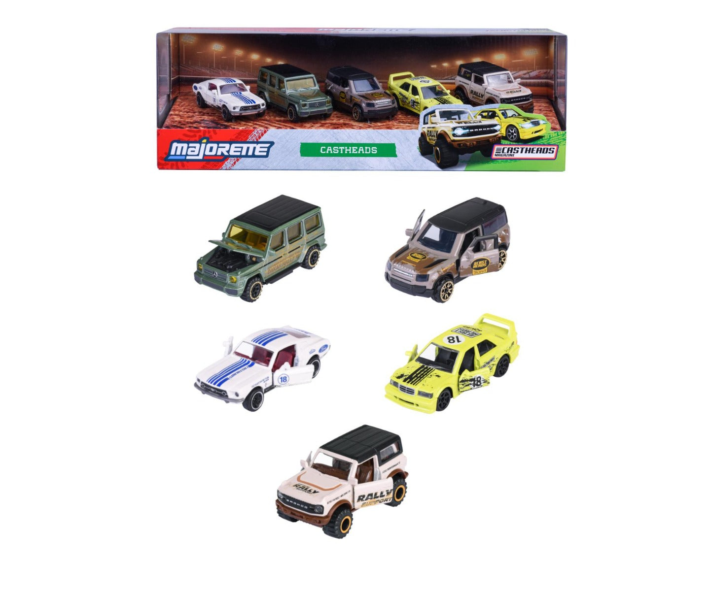 Majorette CastHeads collection pack