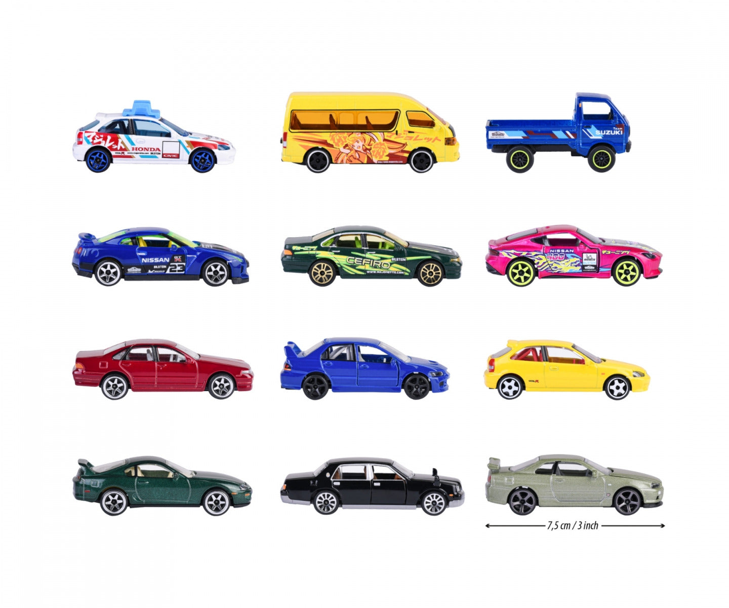 Majorette Japan Series multi vehicles