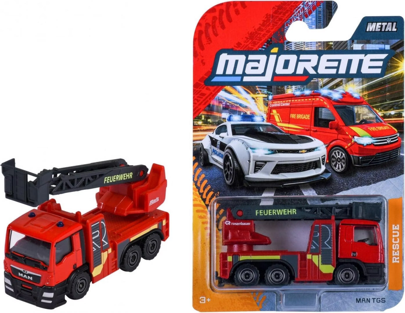 Majorette MAN TGS Rosenbauer Fire Engine