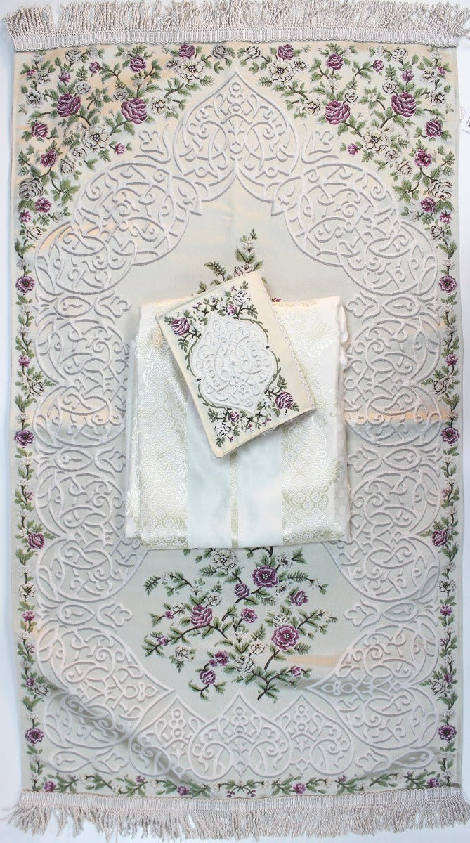 Mat Clothes & Moshaf Cover off white