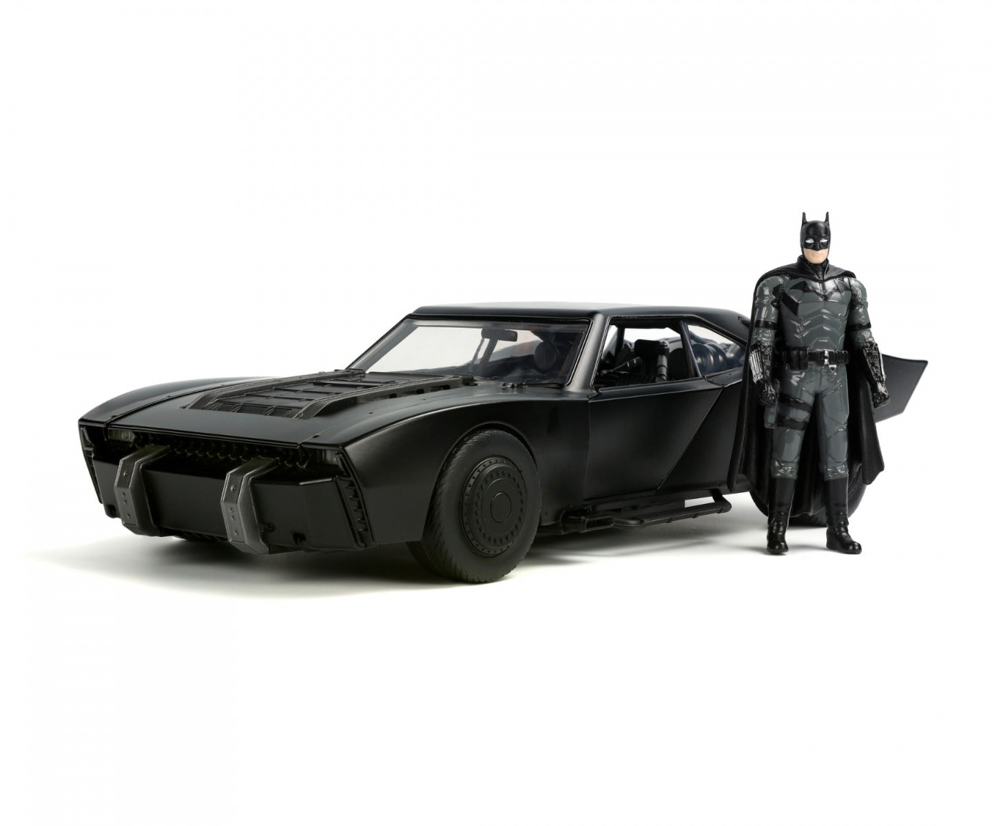 Matte black Batmobile