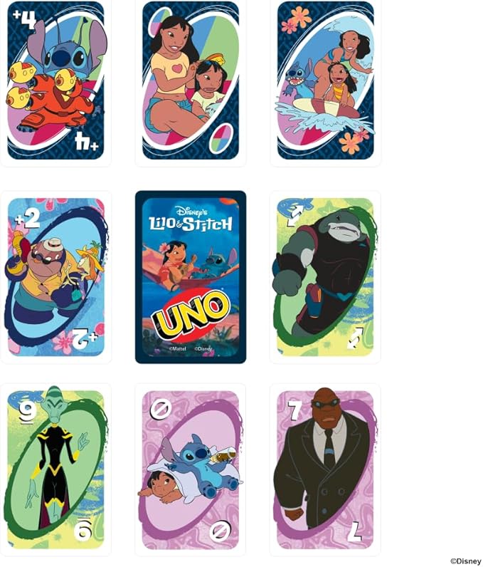 Mattel Lilo and Stitch Uno