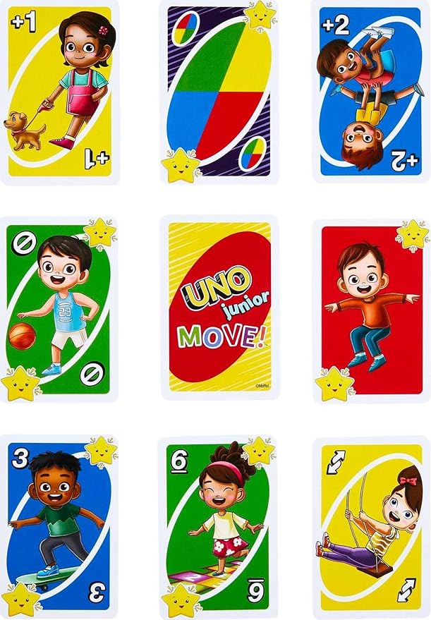 Mattel UNO Junior Move Cards