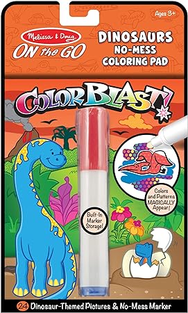 Melissa & Doug Color Blast Dinosaur Coloring Pad