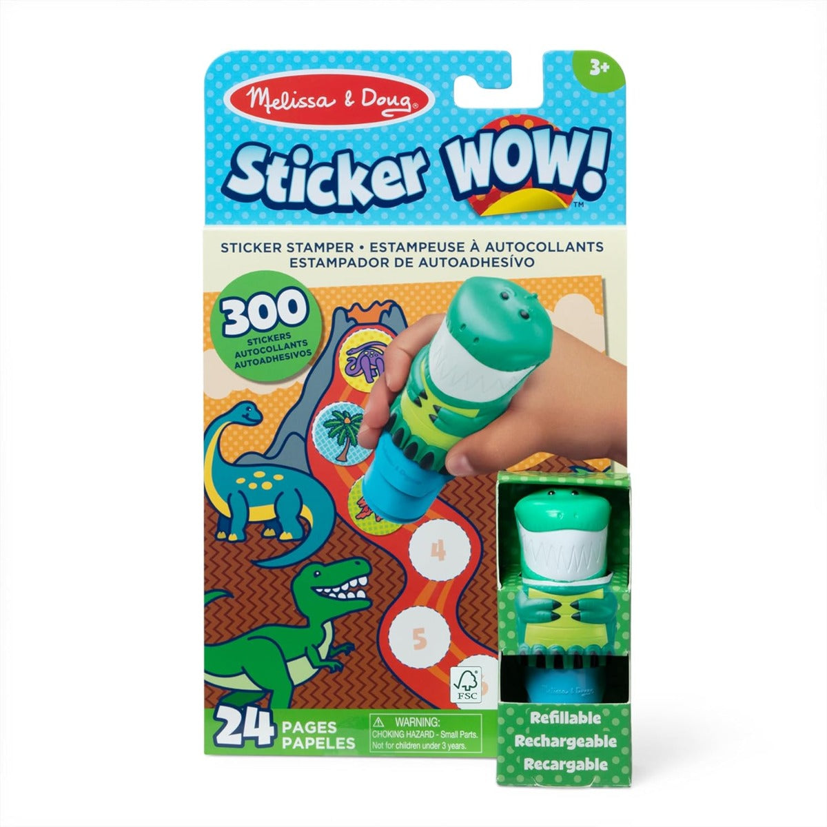Melissa Doug Sticker Stamper Box