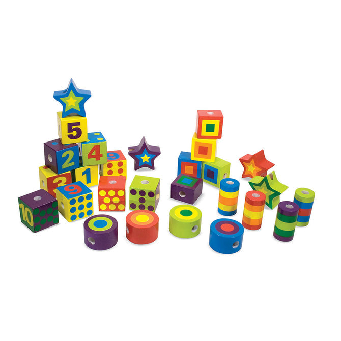 Melissa & Doug Wooden Beads