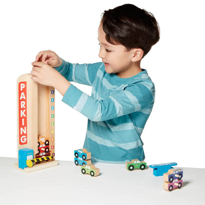 Melissa & Doug Wooden Parking Garages