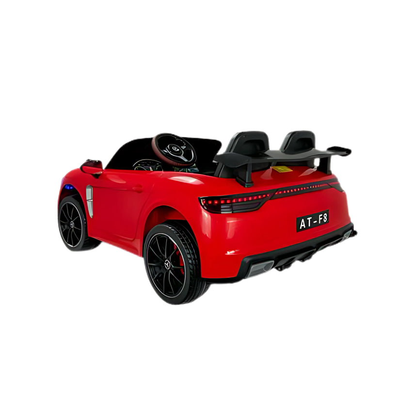 Mercedes Benz red car back
