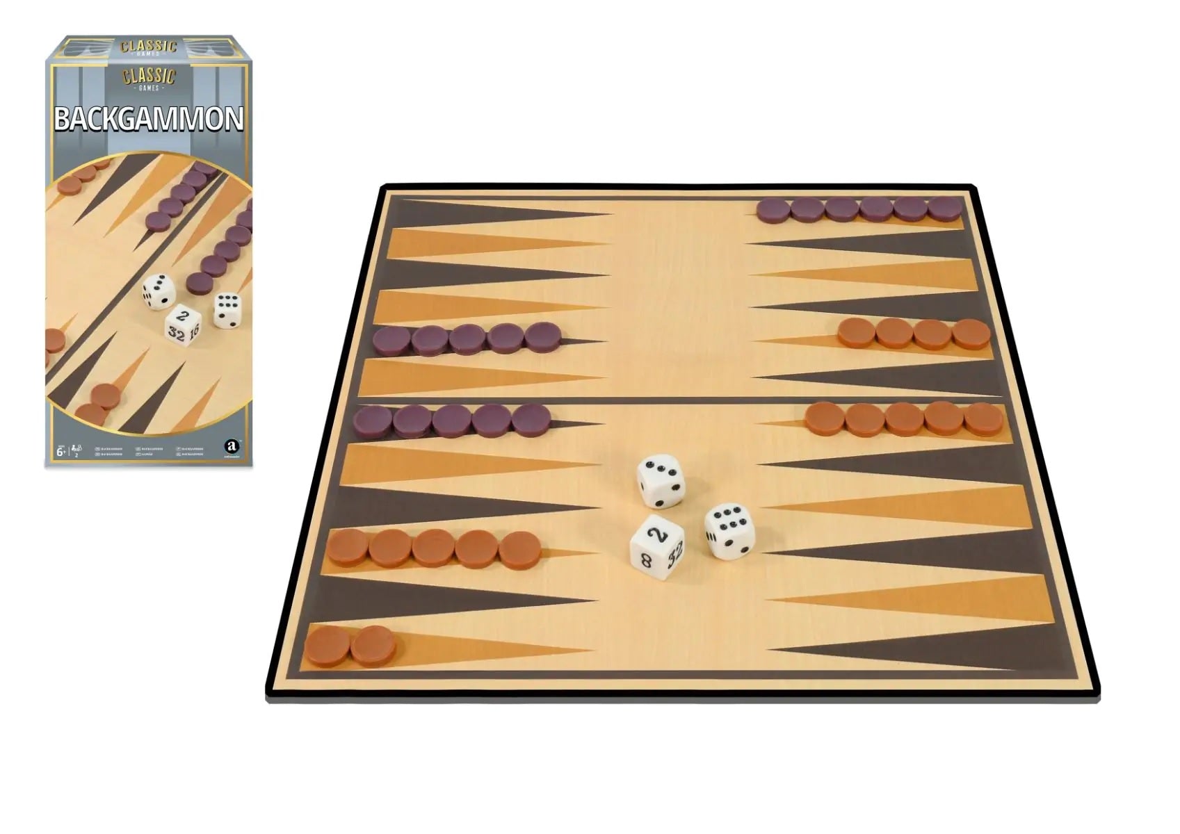 Merchant Ambassador Classic Backgammon Set