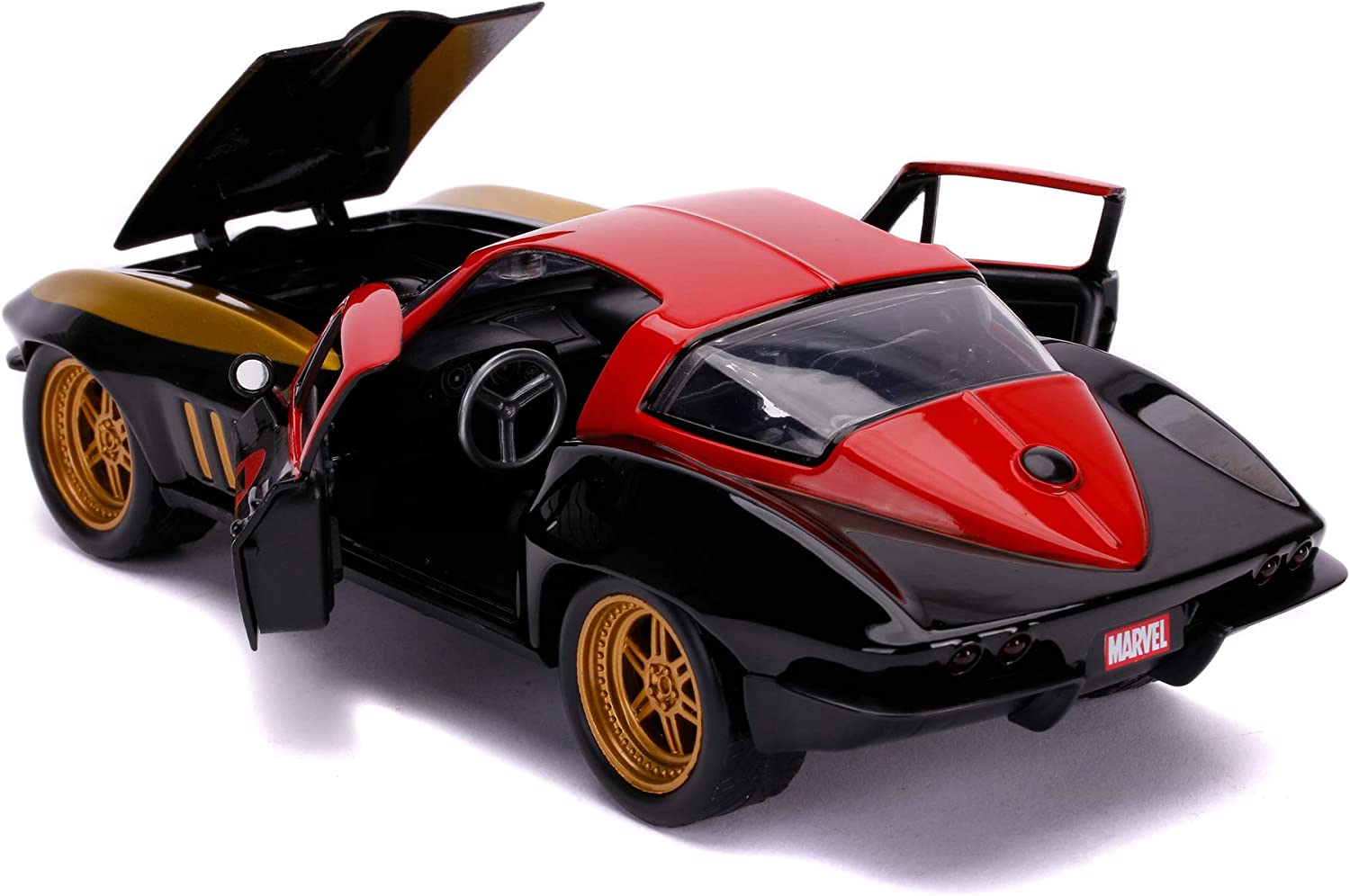 Metal Chevy with figure