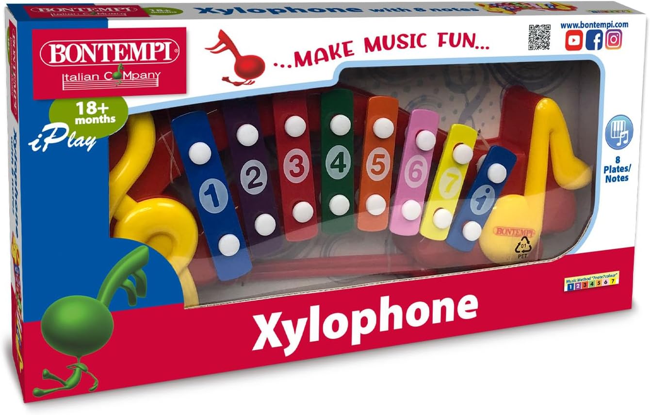 Metallic Coloured Note Xylophone Toy