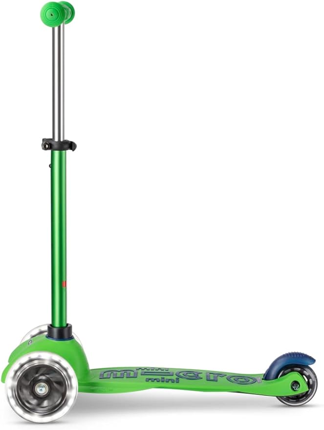 Micro Mini Deluxe green light scooter