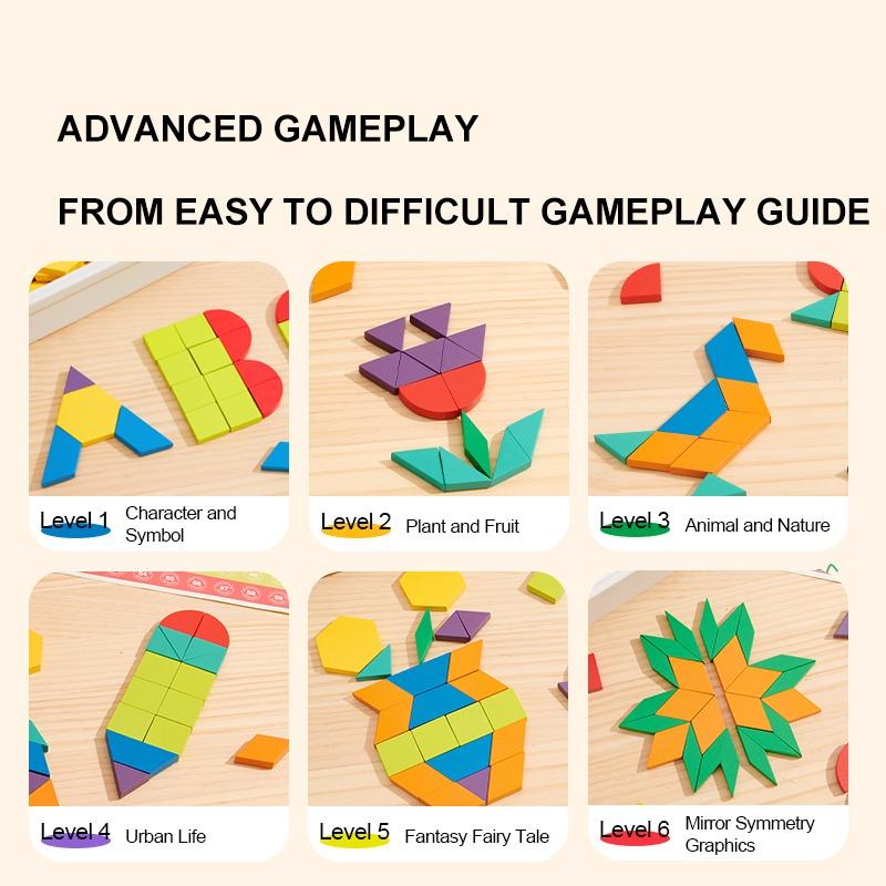 Mideer Geometric Shapes Blocks Spread