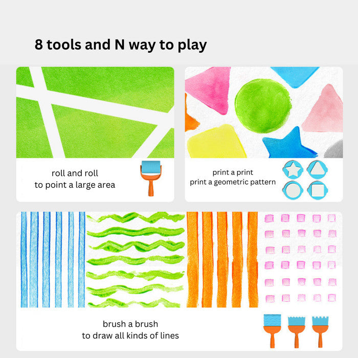 Mideer Sponge Stamp Art Set