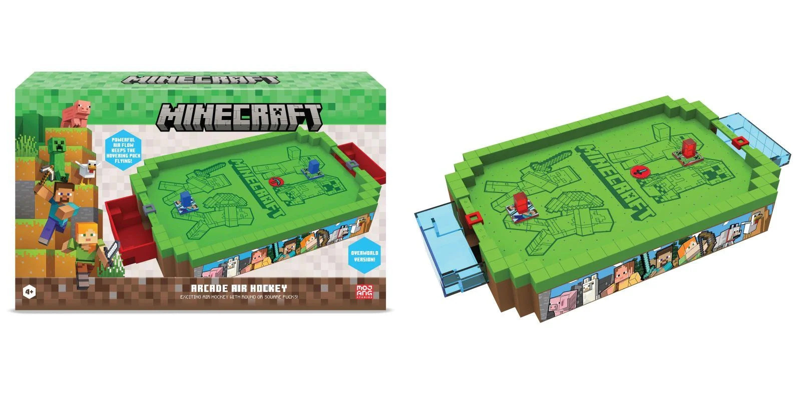 Minecraft Overworld Arcade Air Hockey