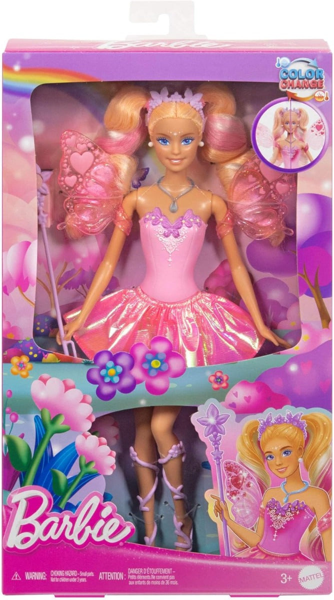 Mini Barbie fairy doll with wand