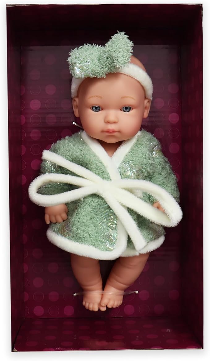 Mini baby doll toy with accessories for kids play