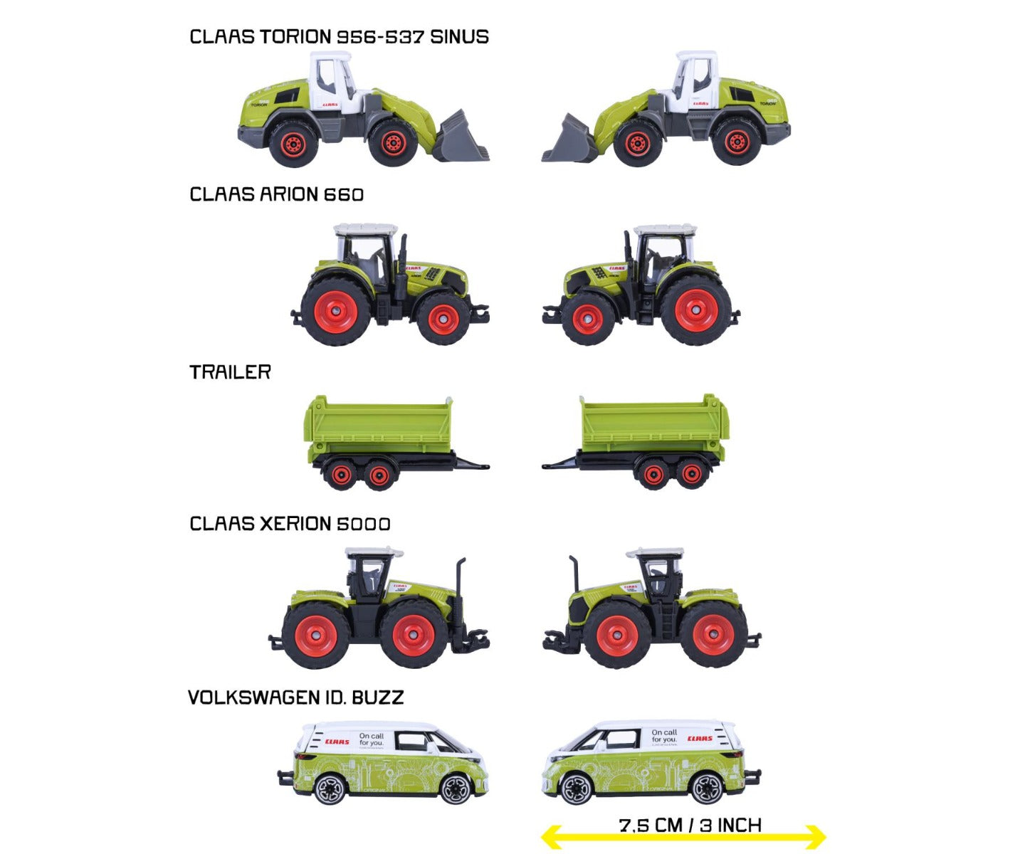 Miniature Claas tractor
