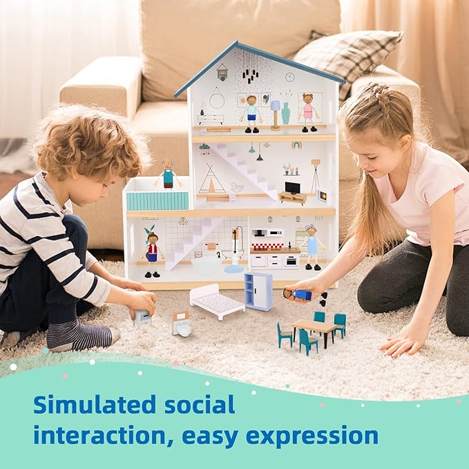 Miniature Tooky Toy dollhouse