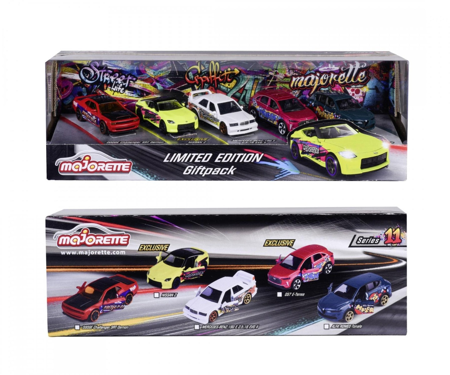 Miniature limited edition racing car set
