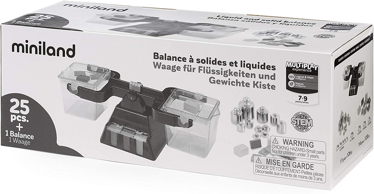 Miniland Educational Solid and Liquid Balance
