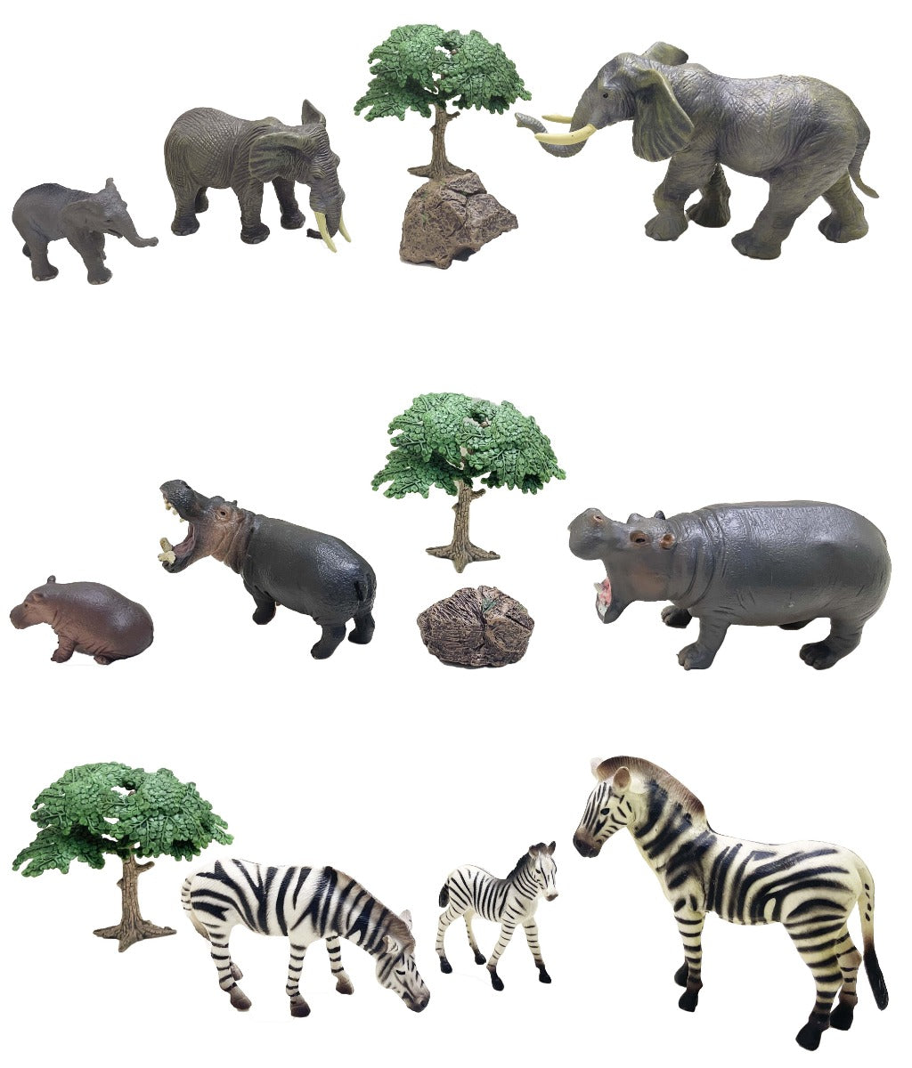 Model Animal Series 3pcs Box