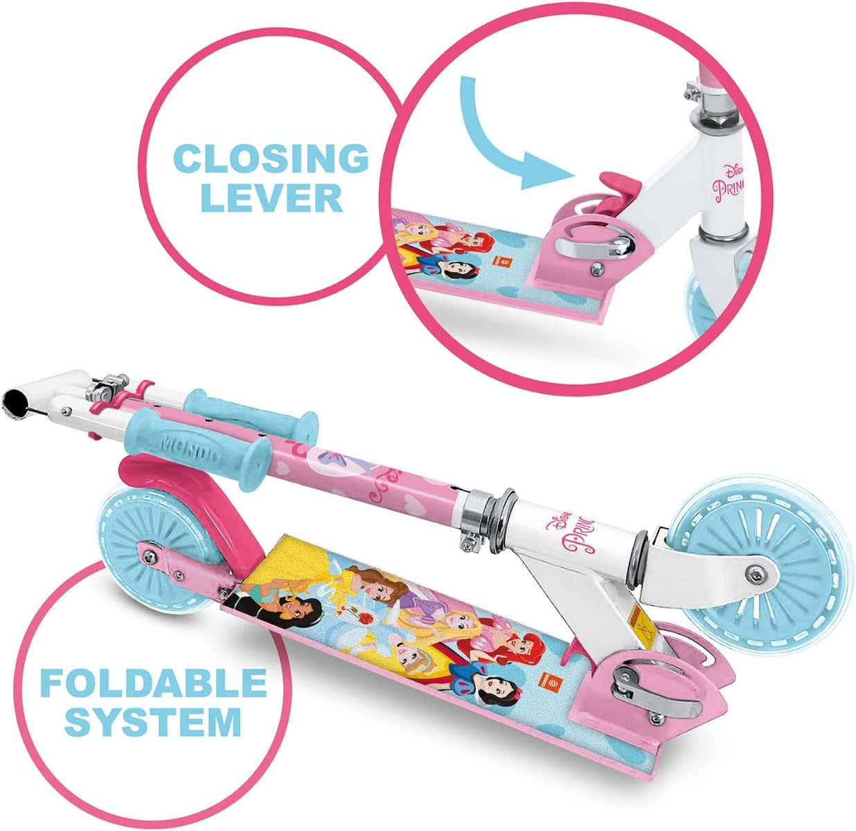 Mondo Pink Princess Kick Scooter