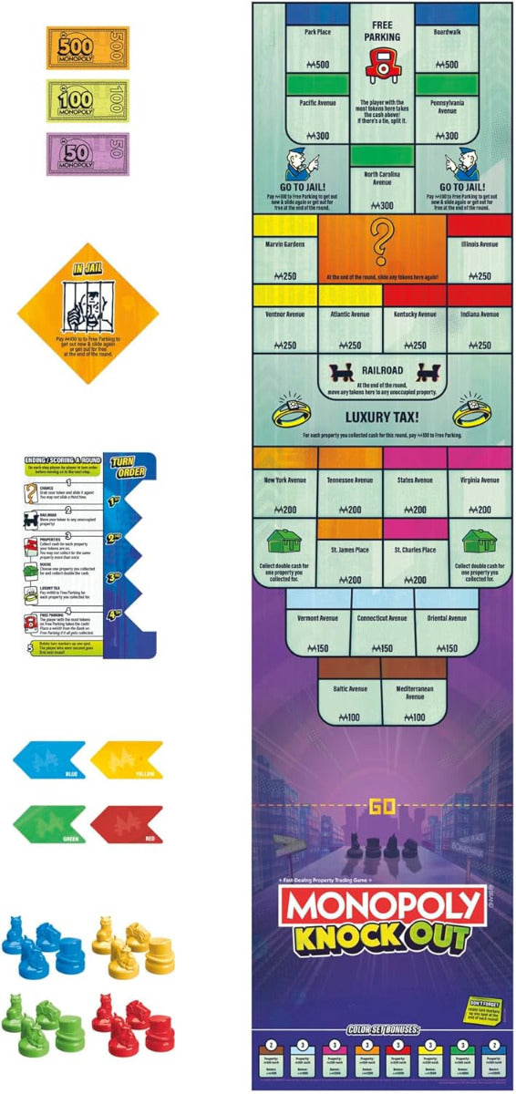 Monopoly Knockout Deluxe Edition Box