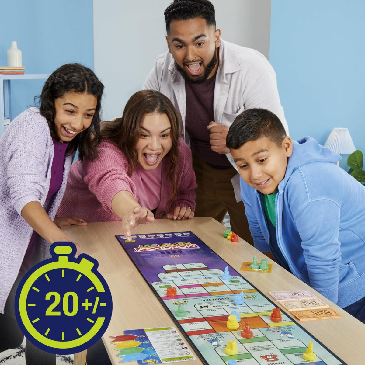 Monopoly Knockout Family Action Set