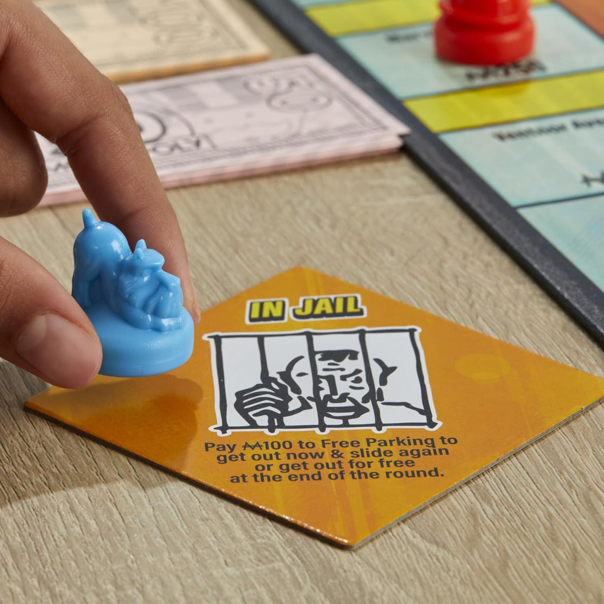 Monopoly Knockout Game Pieces Display