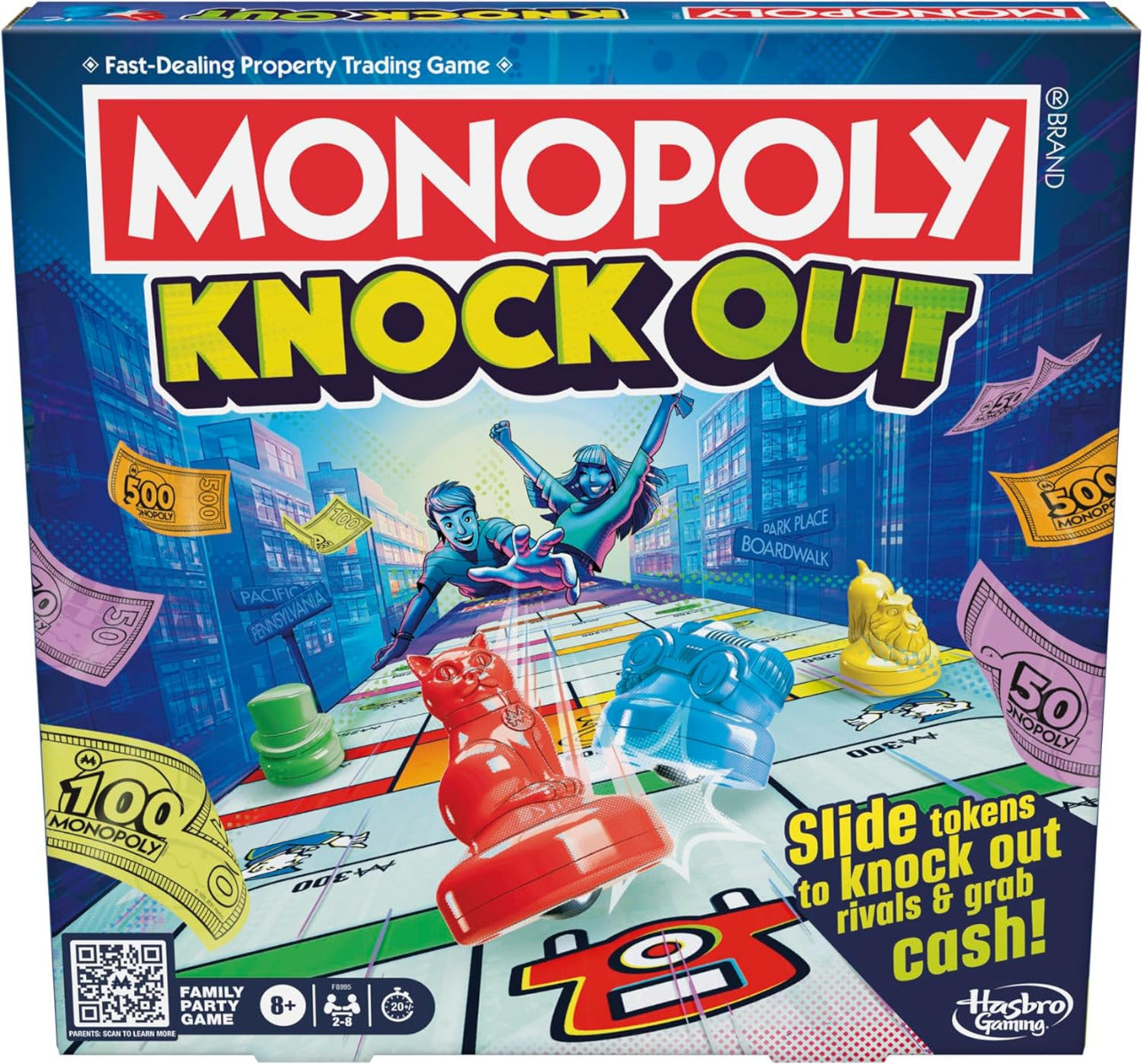 Monopoly Knockout Strategy Board Game