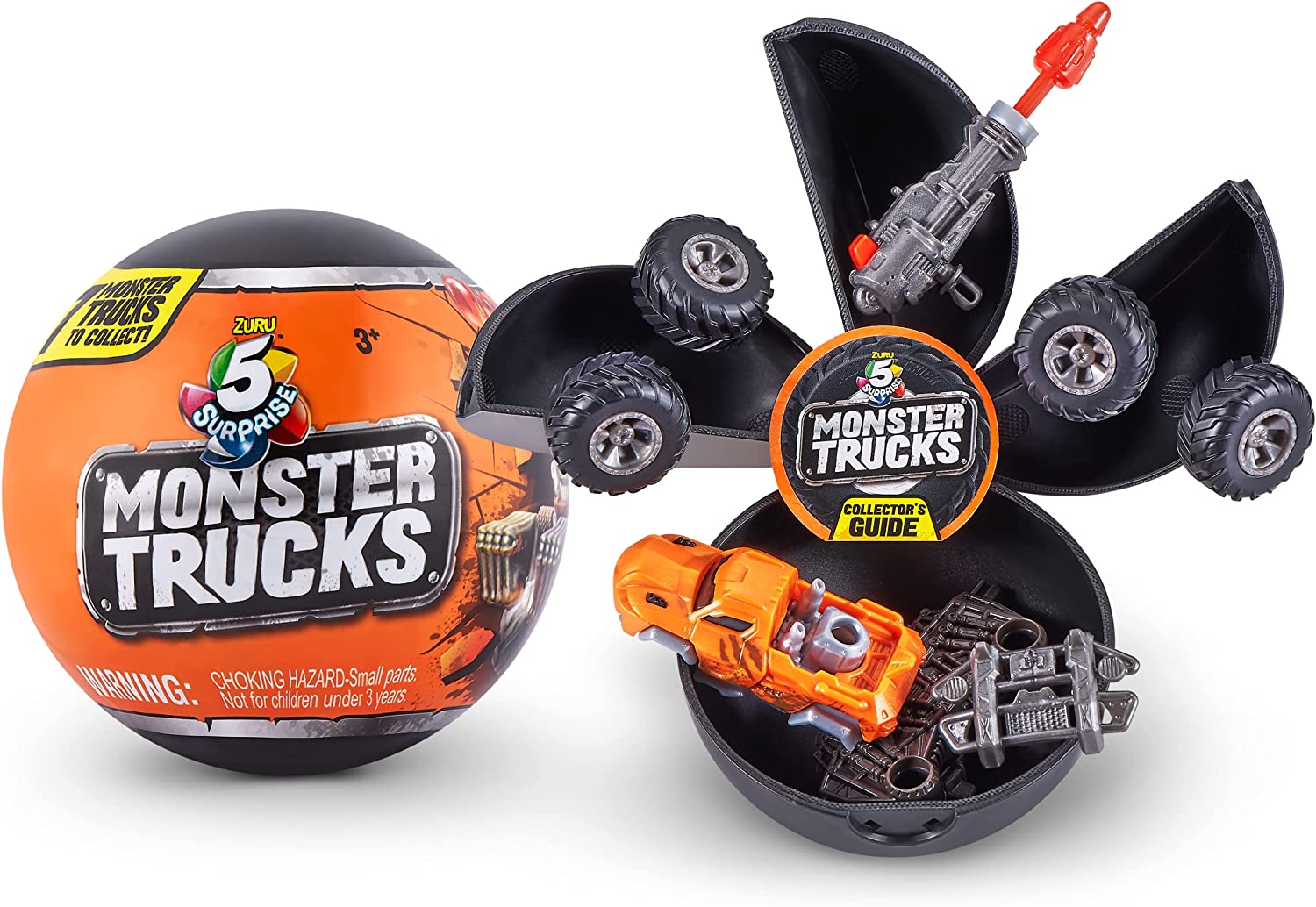 Monster truck miniature glow in the dark collectible toy