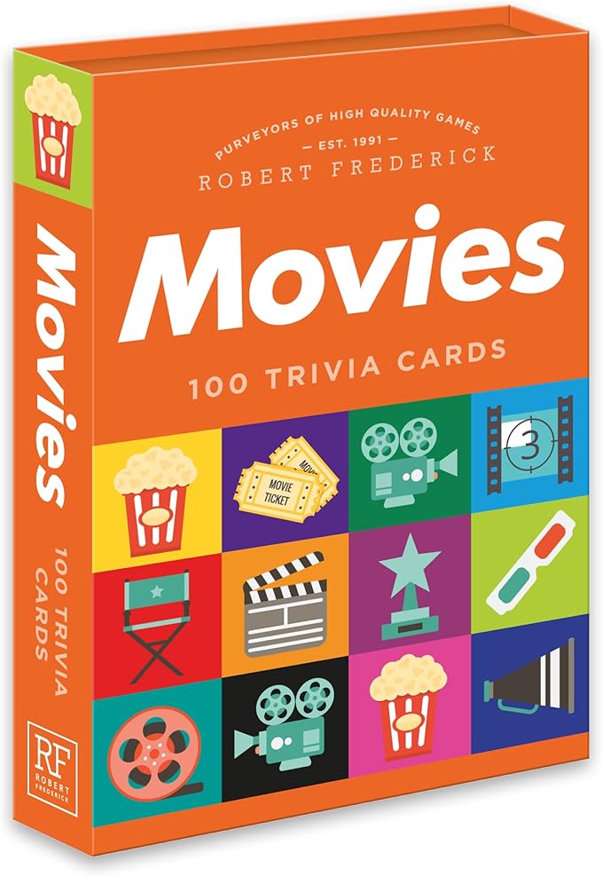 Movie Trivia Quiz Card Set