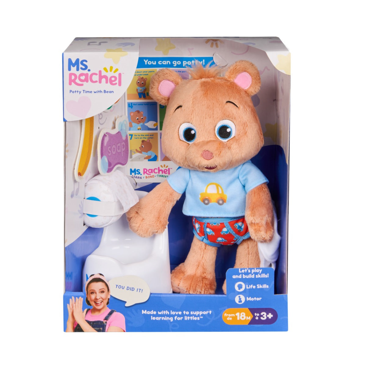 Ms Rachel Potty Time Packaging